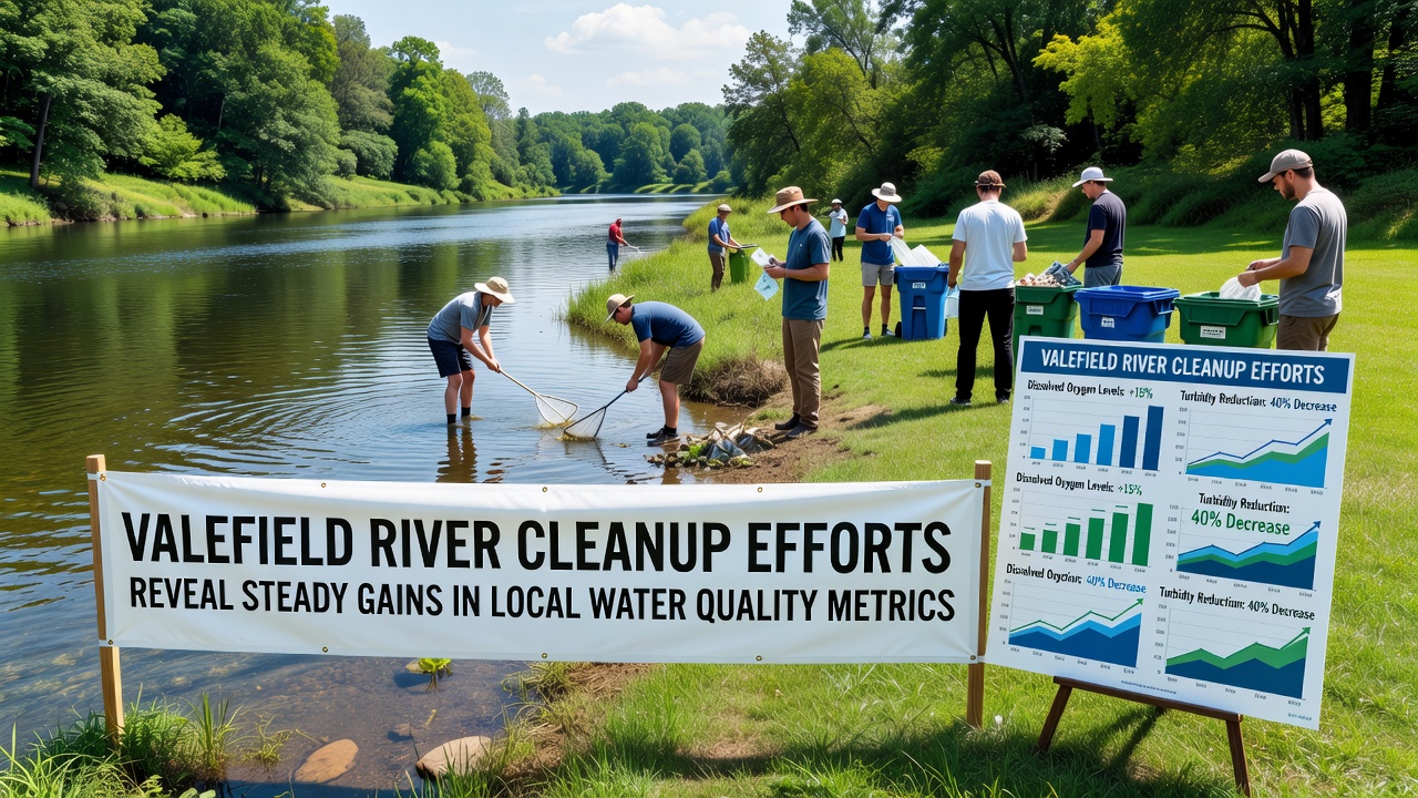 Valefield River Cleanup Efforts Reveal Steady Gains in Local Water Quality Metrics