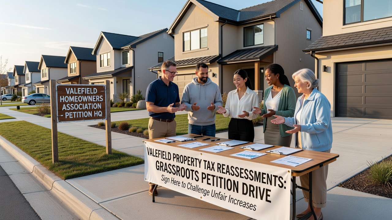 Valefield's Property Tax Reassessments Ignite Grassroots Petition Drives Among Homeowners